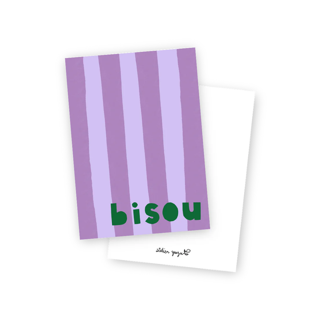 Carte postale Bisou 🍋