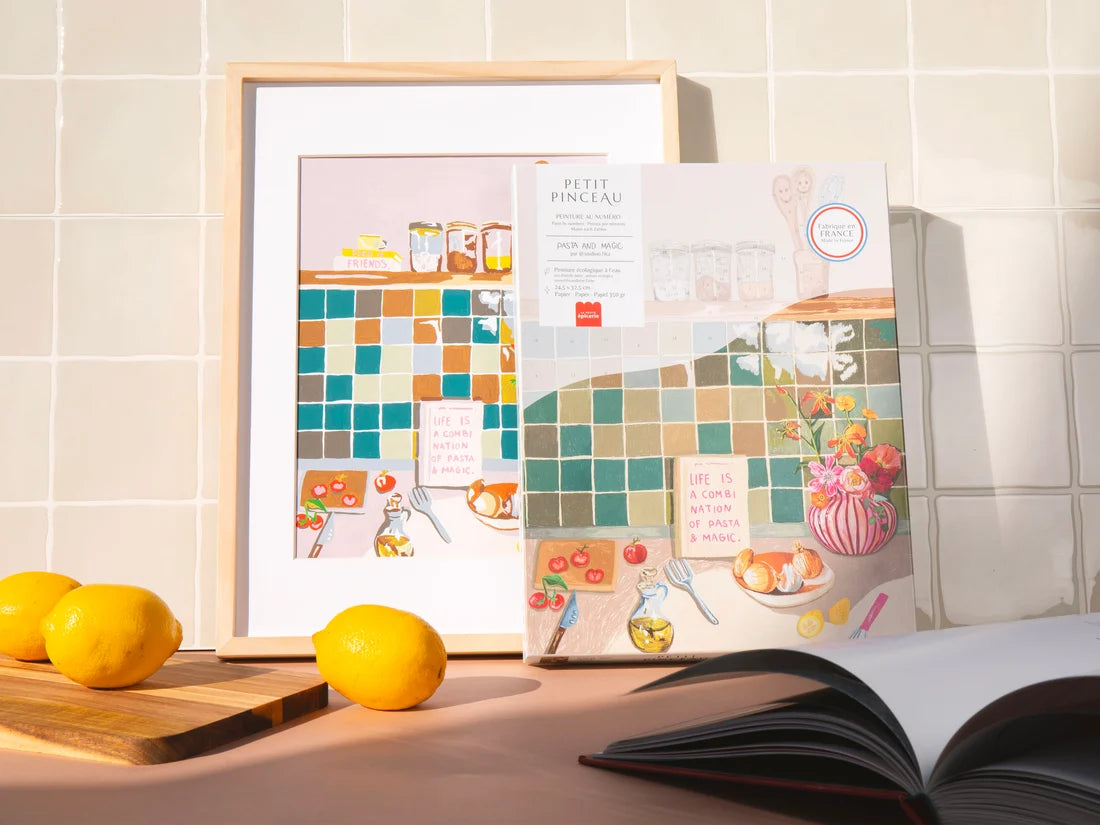 Coffret peinture au numéro - PASTA AND MAGIC