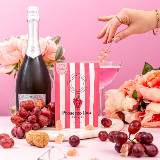 Bonbons gélifiés rose prosecco