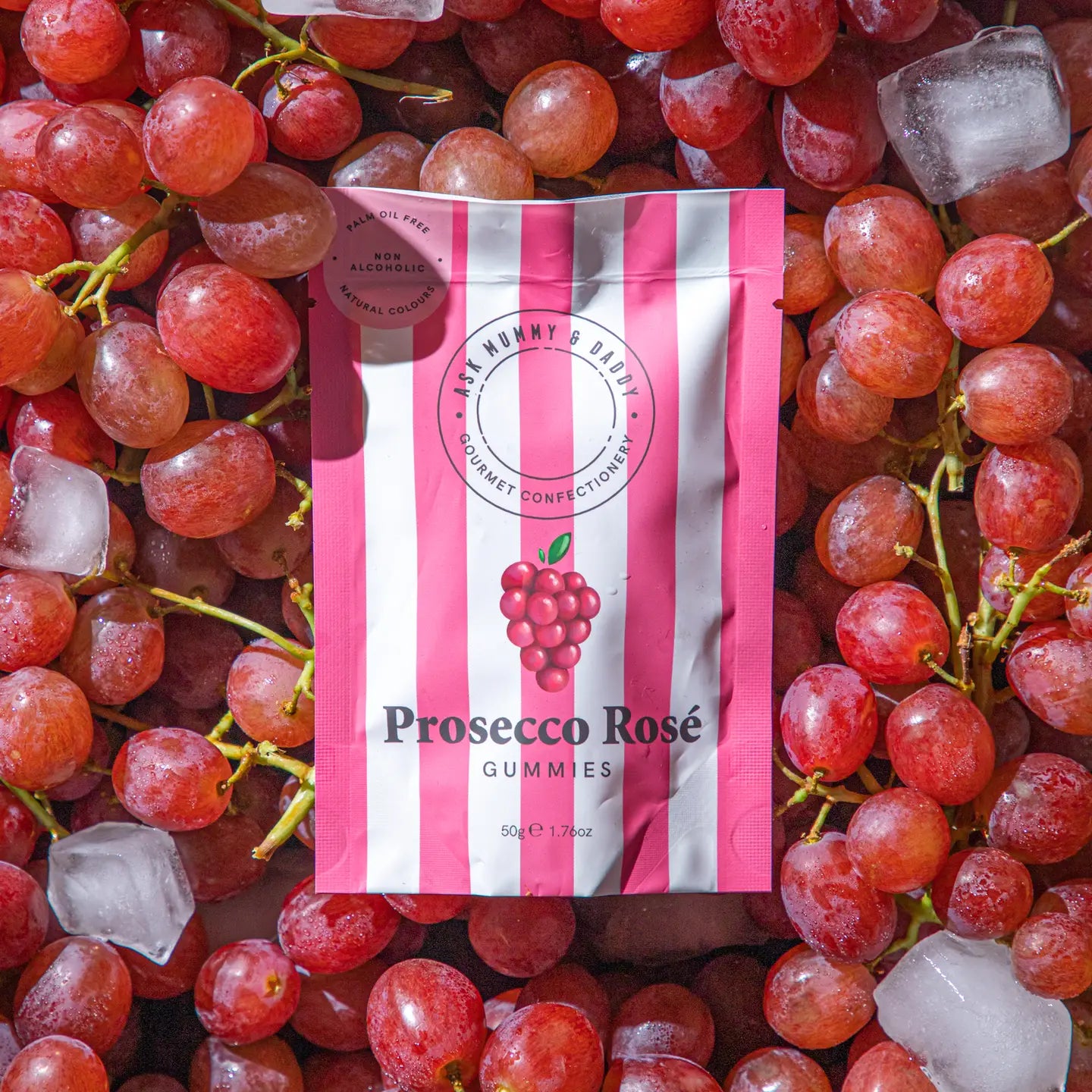 Bonbons gélifiés rose prosecco