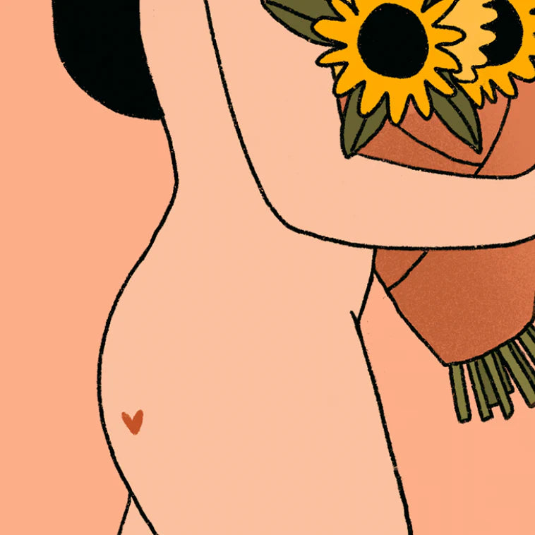 Carte postale Tournesol 🍋
