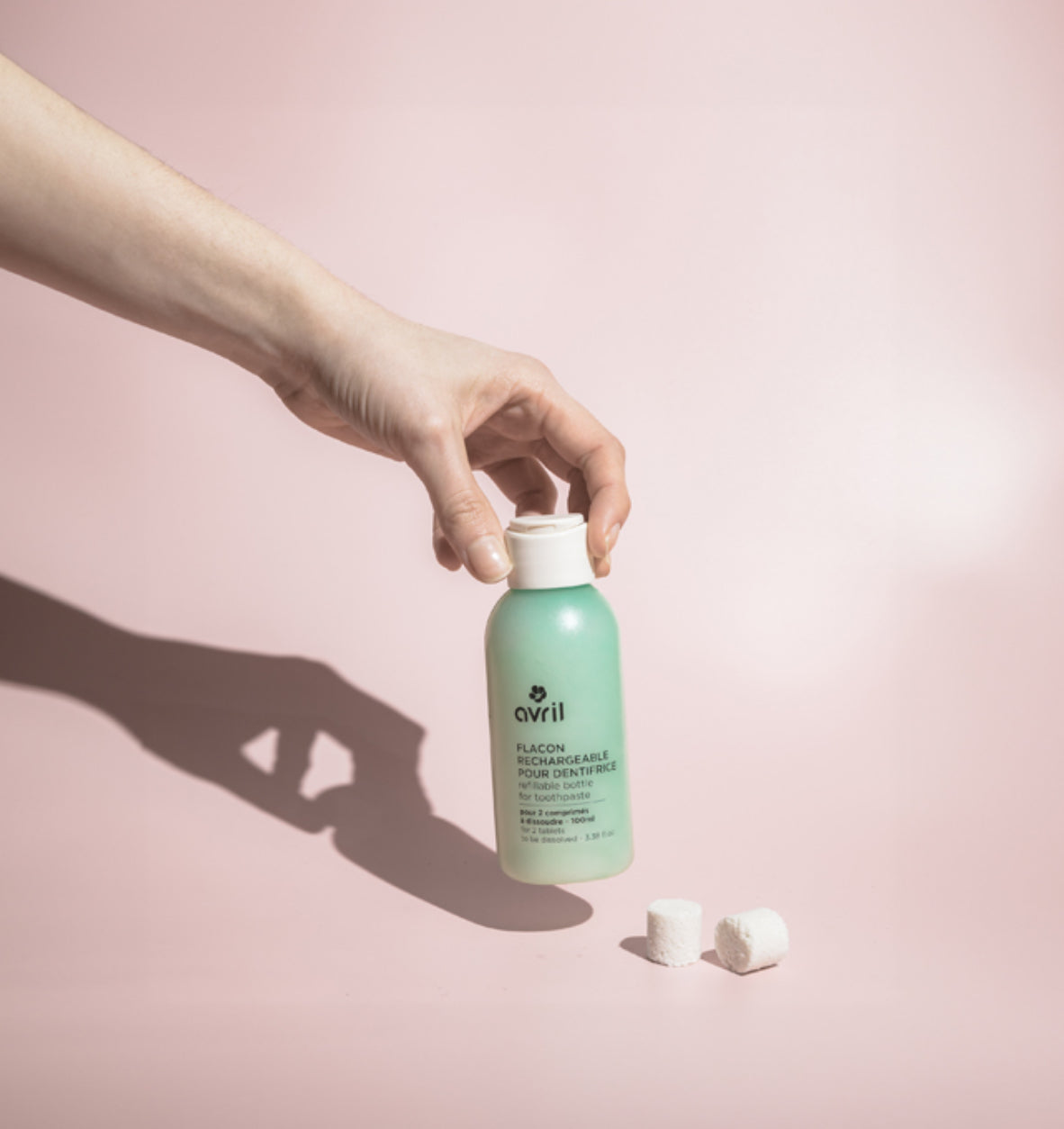 Kit dentifrice en pastilles + flacon