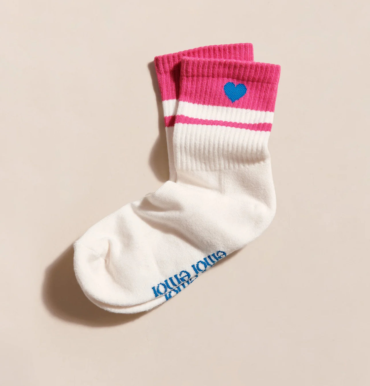LES CHAUSSETTES COEUR - ROSE - TAILLE 36/42