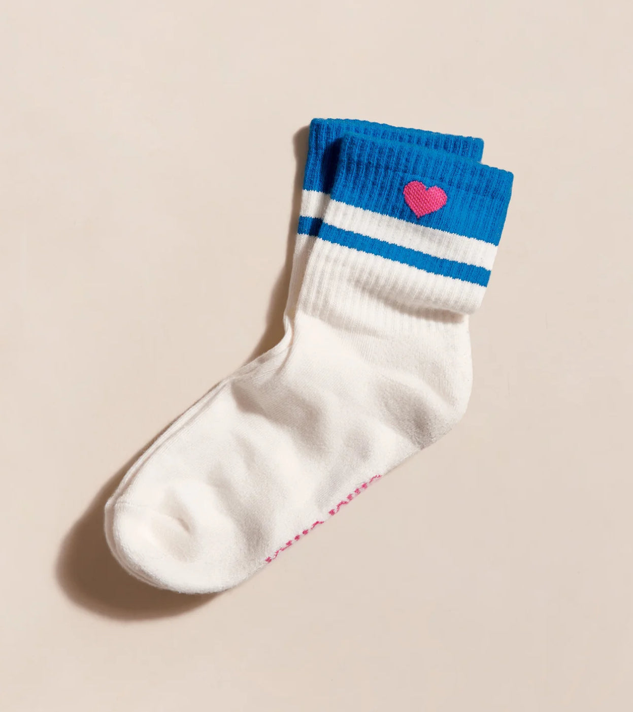 LES CHAUSSETTES COEUR - BLEU - TAILLE 36/42