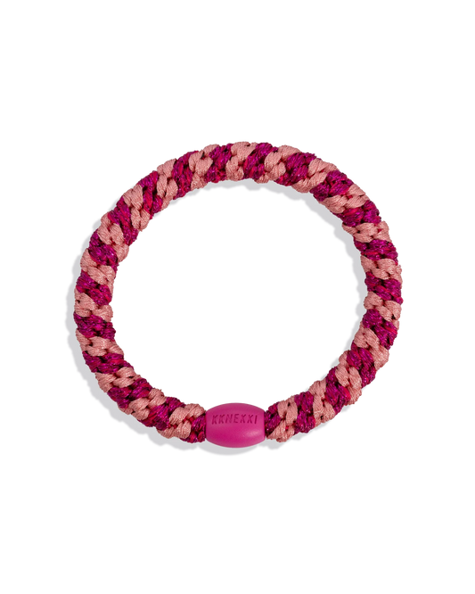 Chouchou élastique ROSE ET FUSHIA