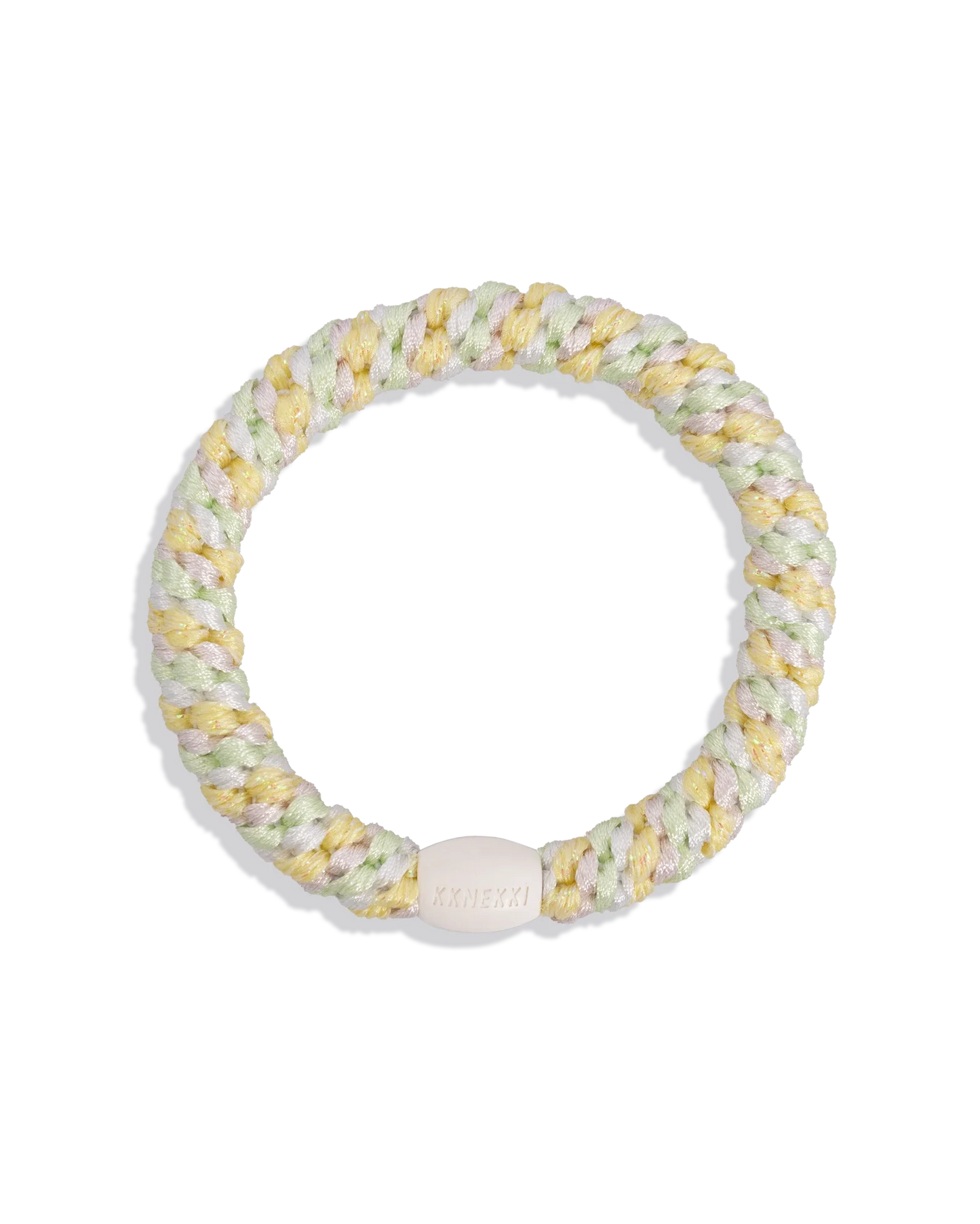 Chouchou élastique JAUNE CLAIR