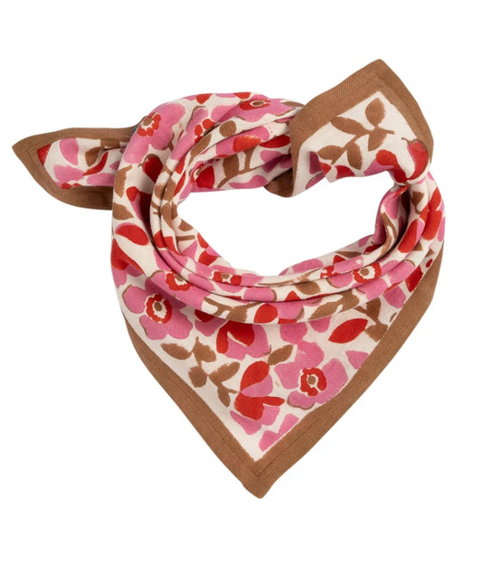 Petit foulard Amelia Pink - BINDI ATELIER