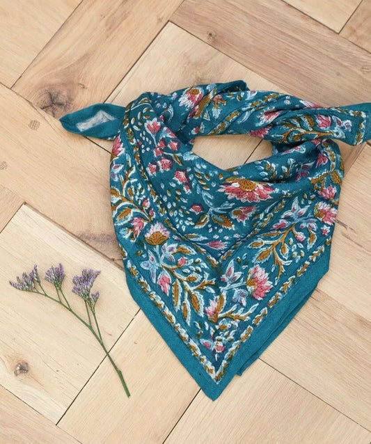 Petit foulard Rhapsody Aqua