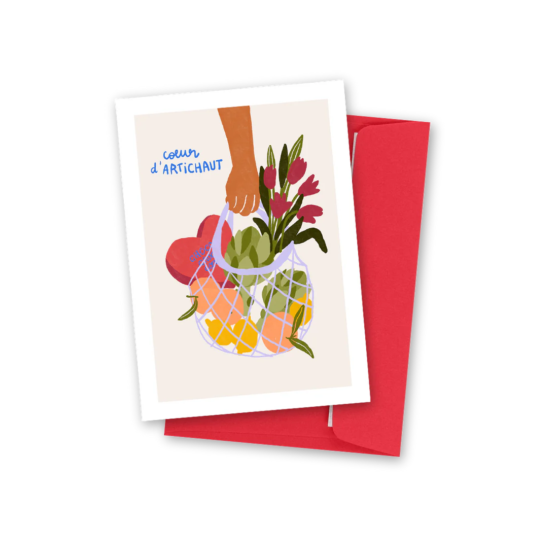 Carte postale Coeur dâartichaud đ