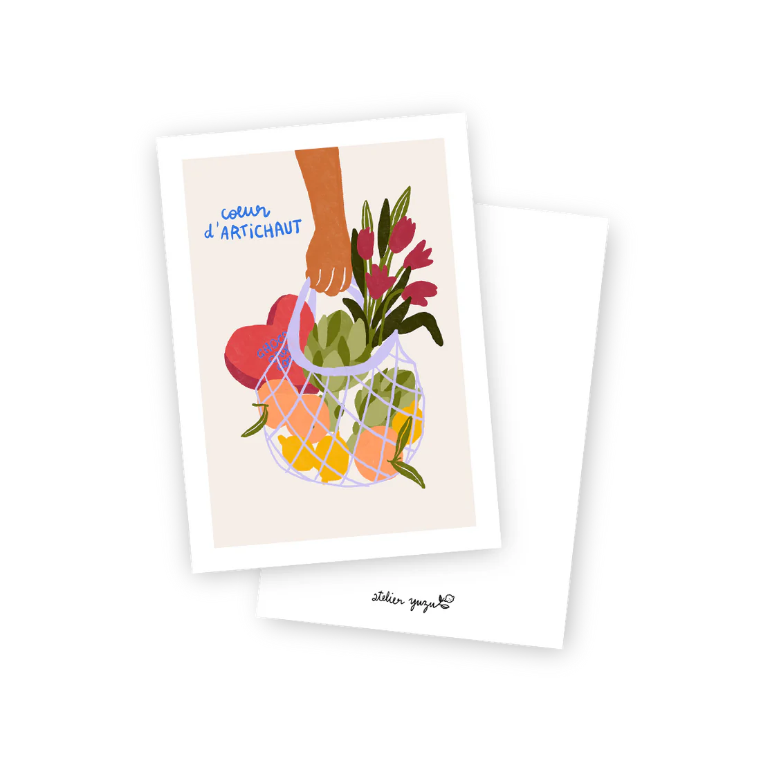 Carte postale Coeur dâartichaud đ