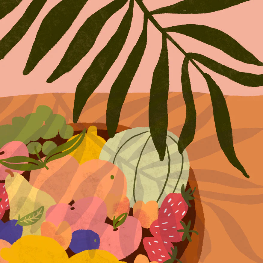 Carte postale Salade de fruits 🍋