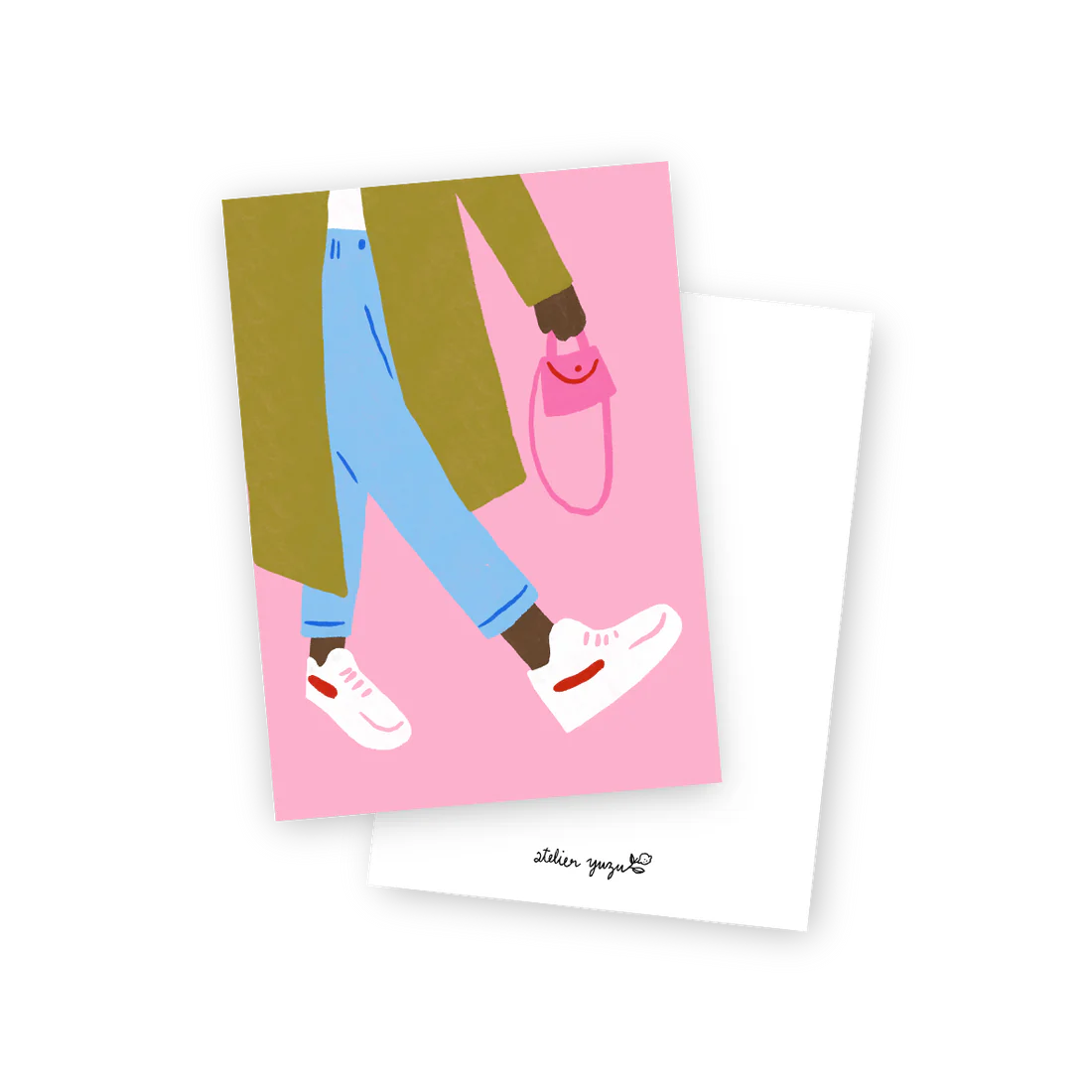 Carte postale Sneakers 🍋