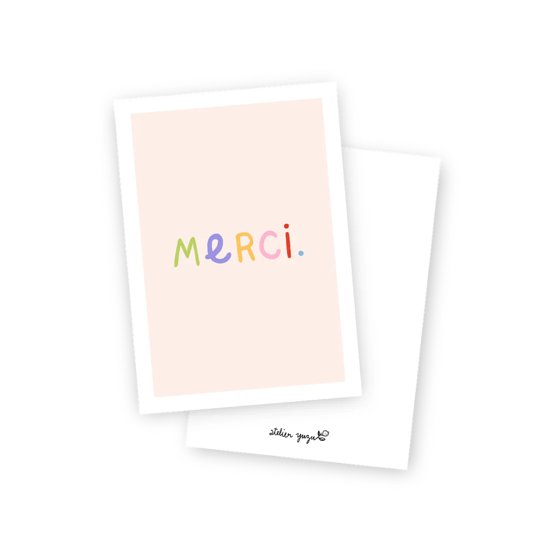 Carte postale Merci 🍋