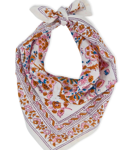 Petit foulard Kiala Bloom - BINDI ATELIER
