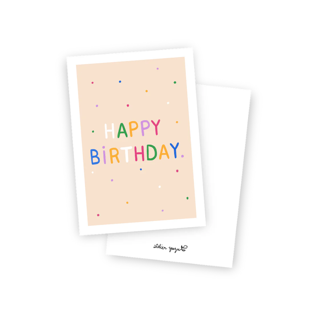 Carte postale Happy birthday 🍋