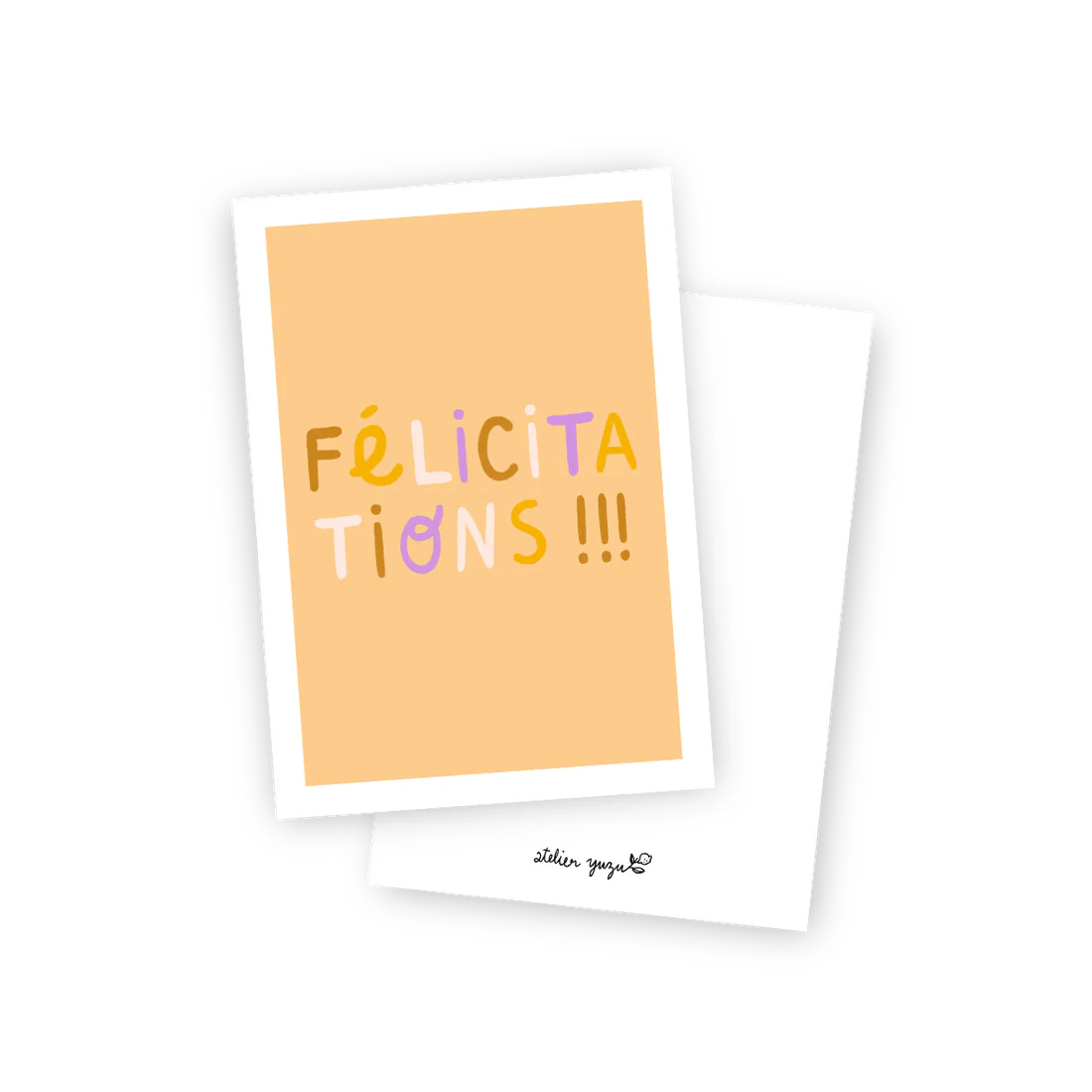 Carte postale FĂ©lici-tations đ