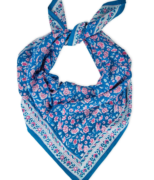 GRAND FOULARD INDIEN - Edel Aqua