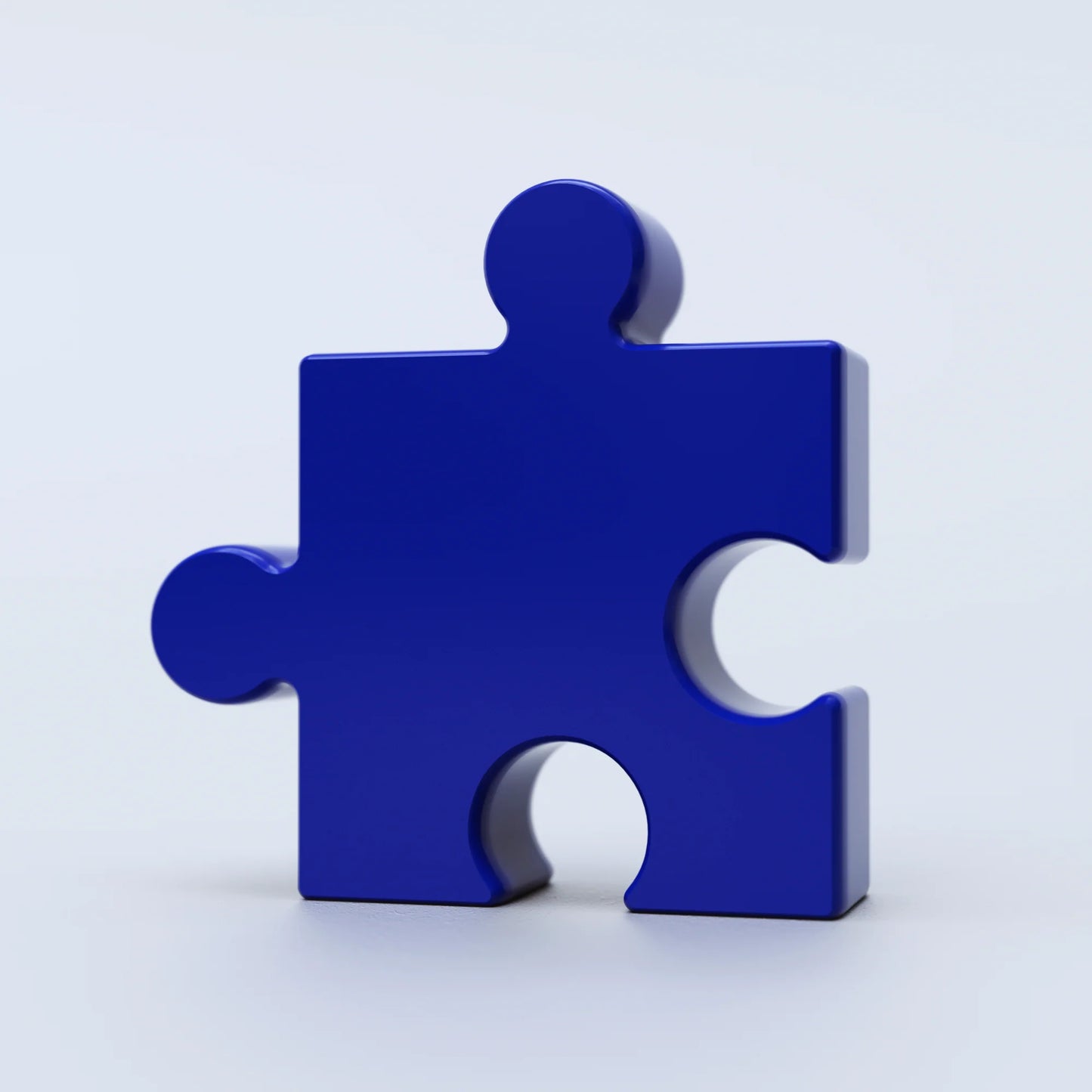 Vase céramique, Puzzle bleu