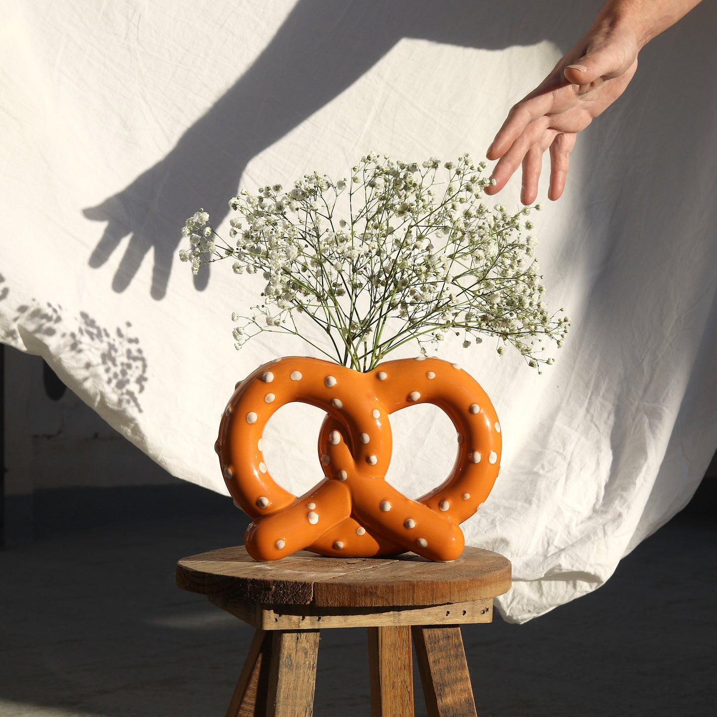 Vase céramique, Bretzel