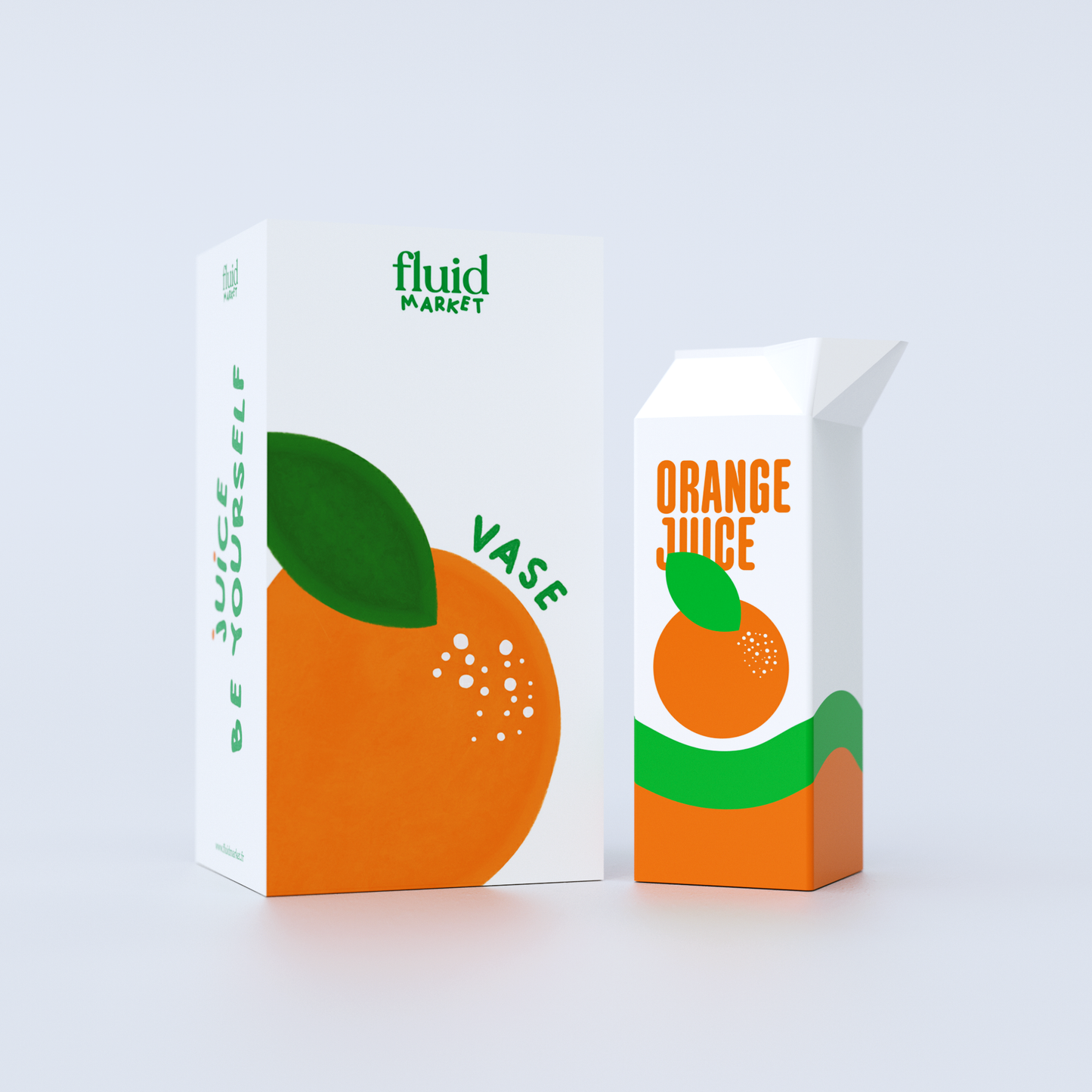 Vase céramique, Jus d’orange