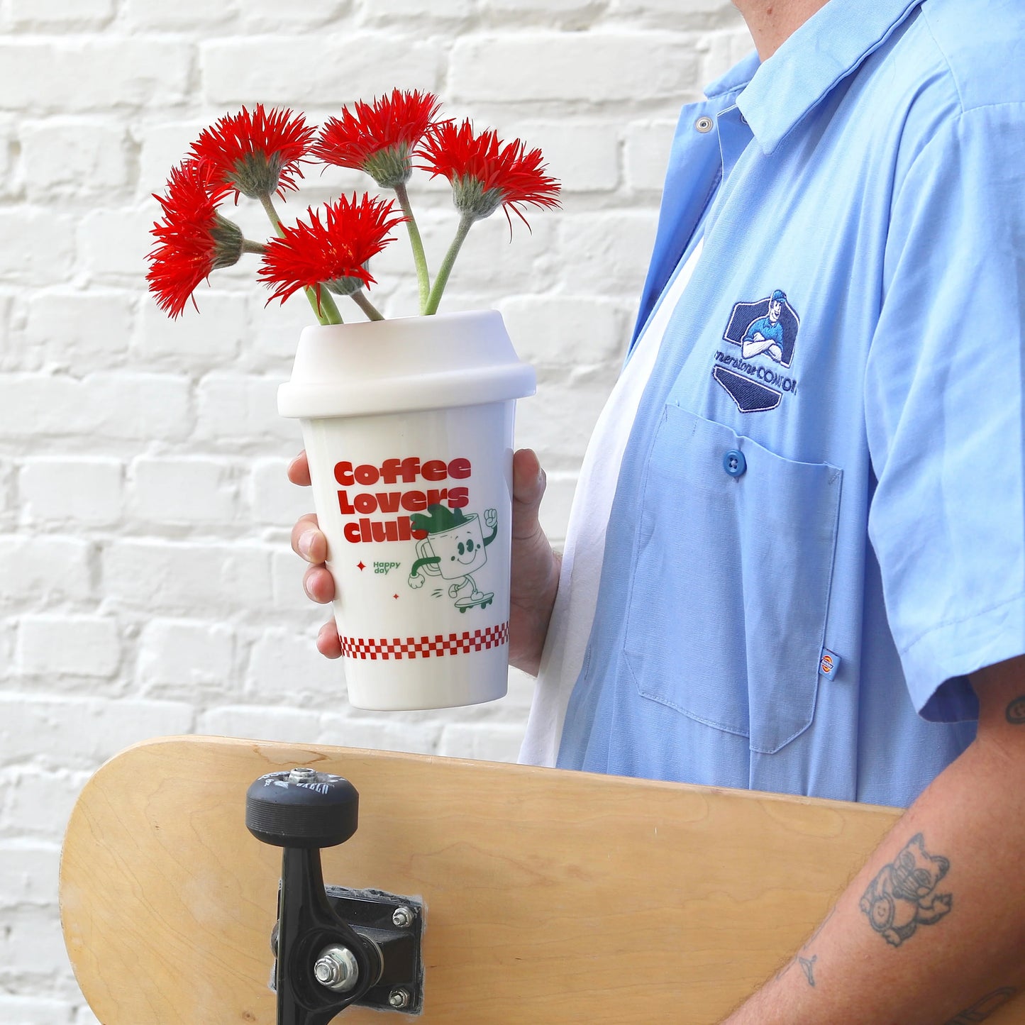 Vase céramique, Coffee