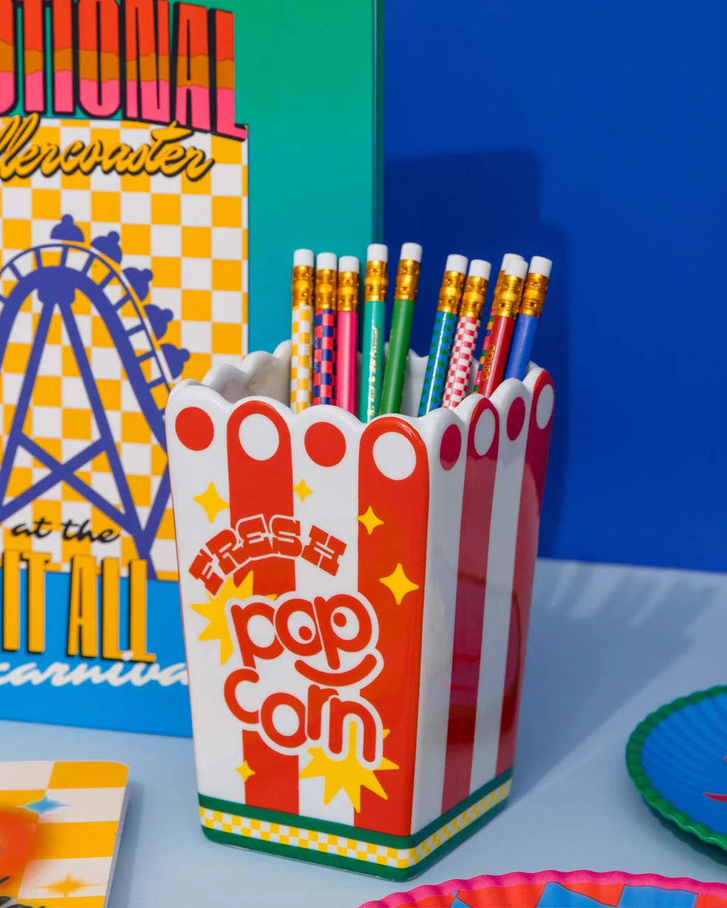 Vase en céramique, Pop corn