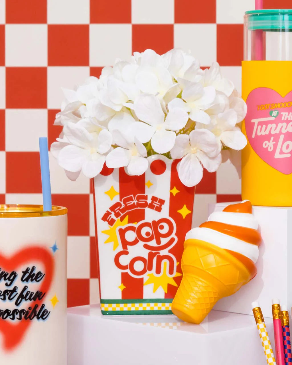 Vase en céramique, Pop corn