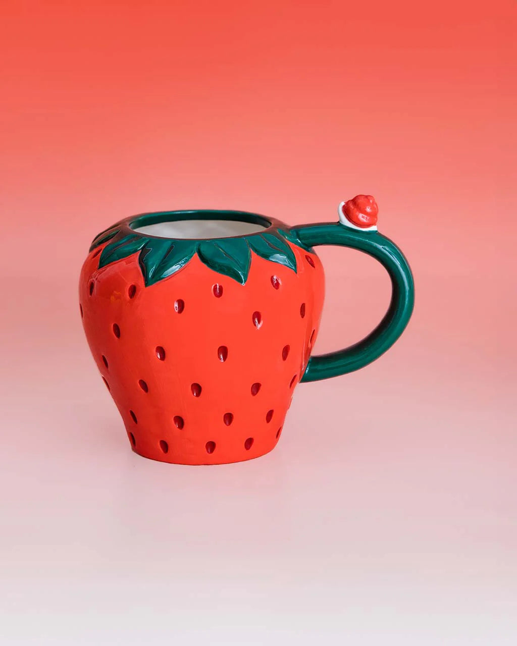 Tasse céramique, Fraise