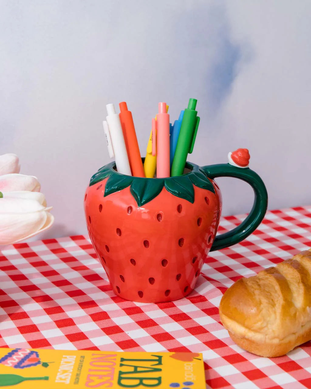 Tasse céramique, Fraise