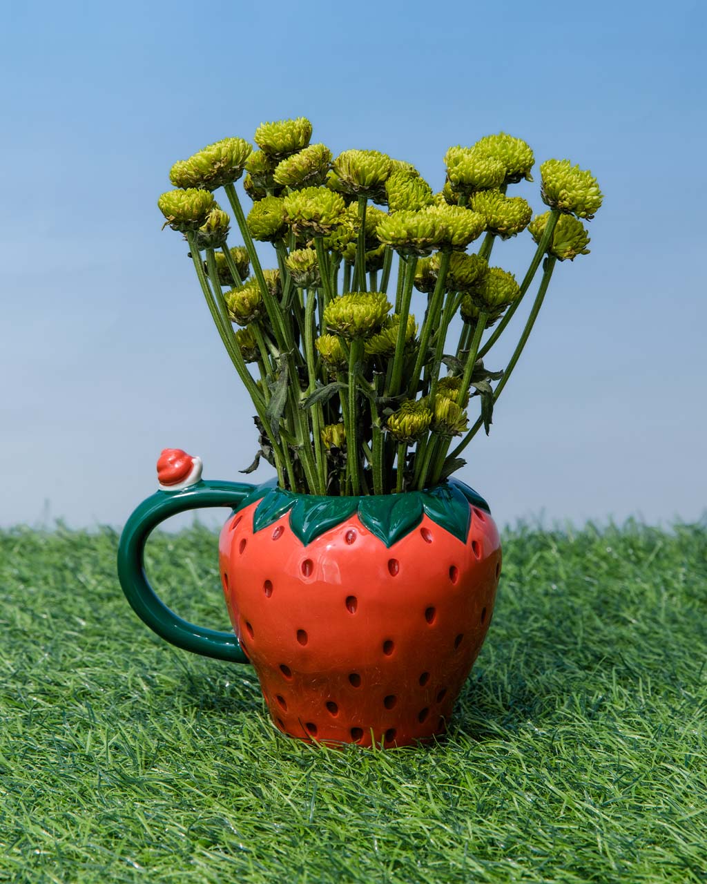 Tasse céramique, Fraise