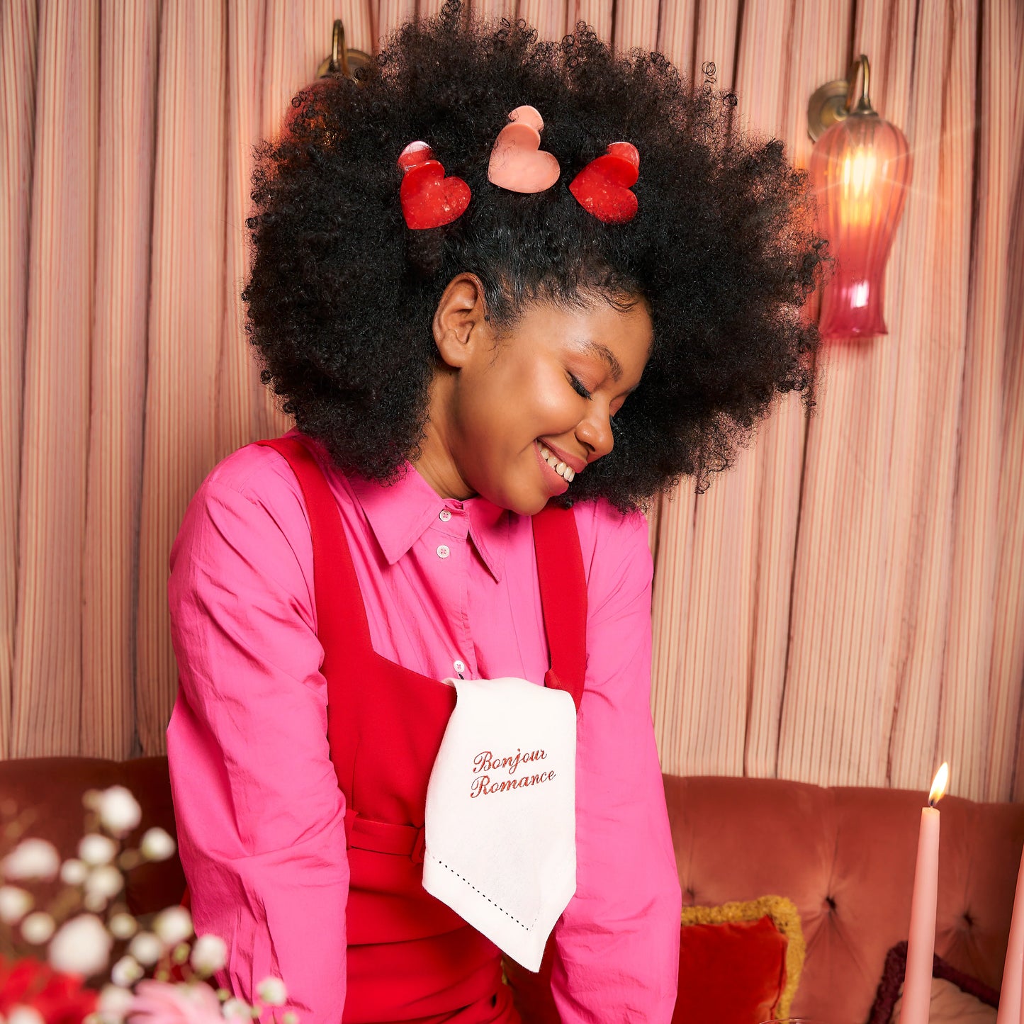 PINCE À CHEVEUX COEUR