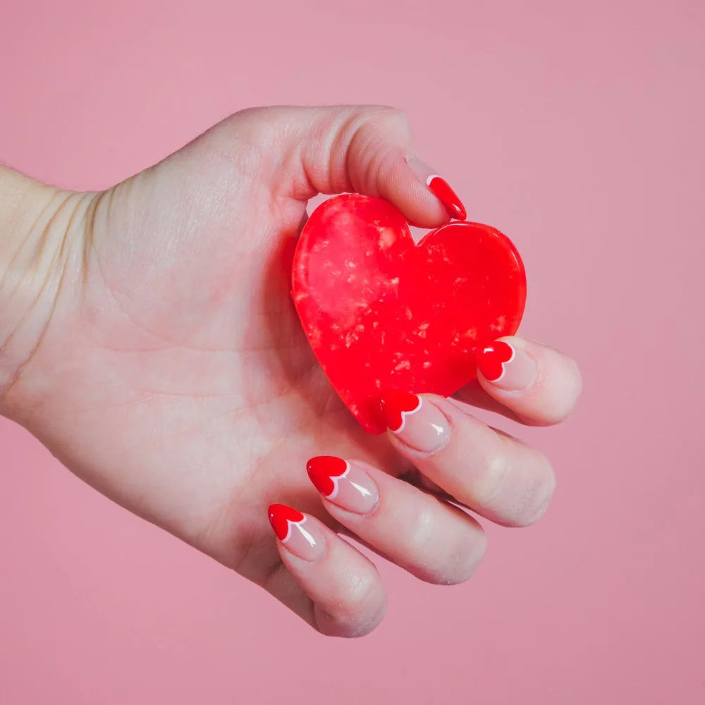 PINCE À CHEVEUX COEUR