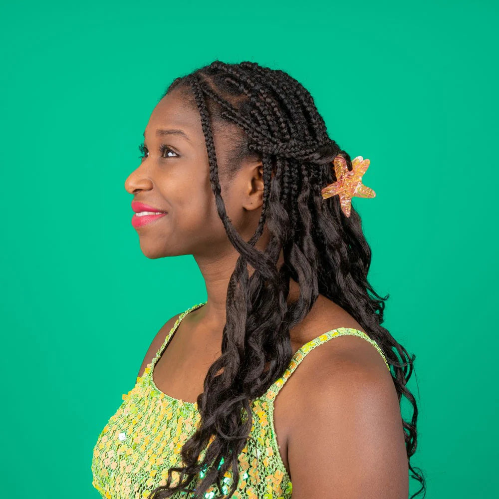 PINCE À CHEVEUX ÉTOILE DE MER