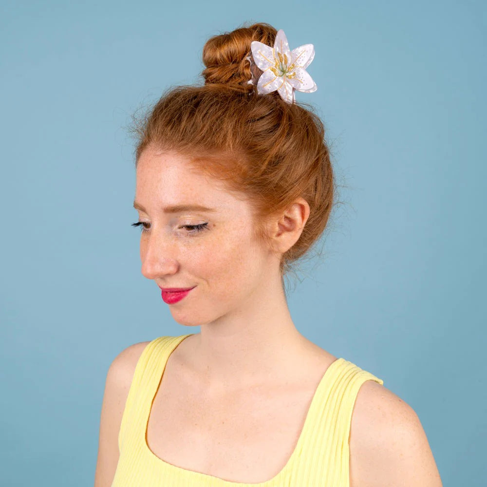 PINCE À CHEVEUX LYS
