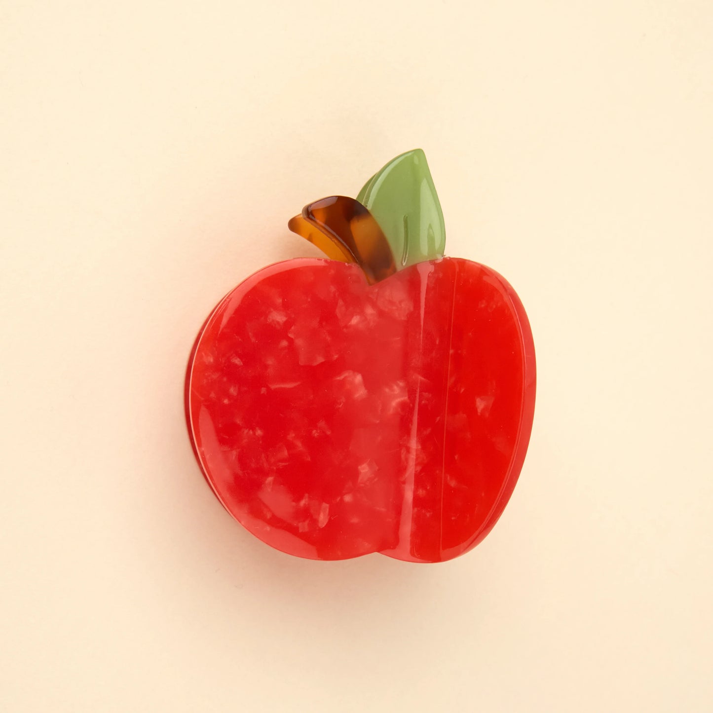 PINCE À CHEVEUX POMME