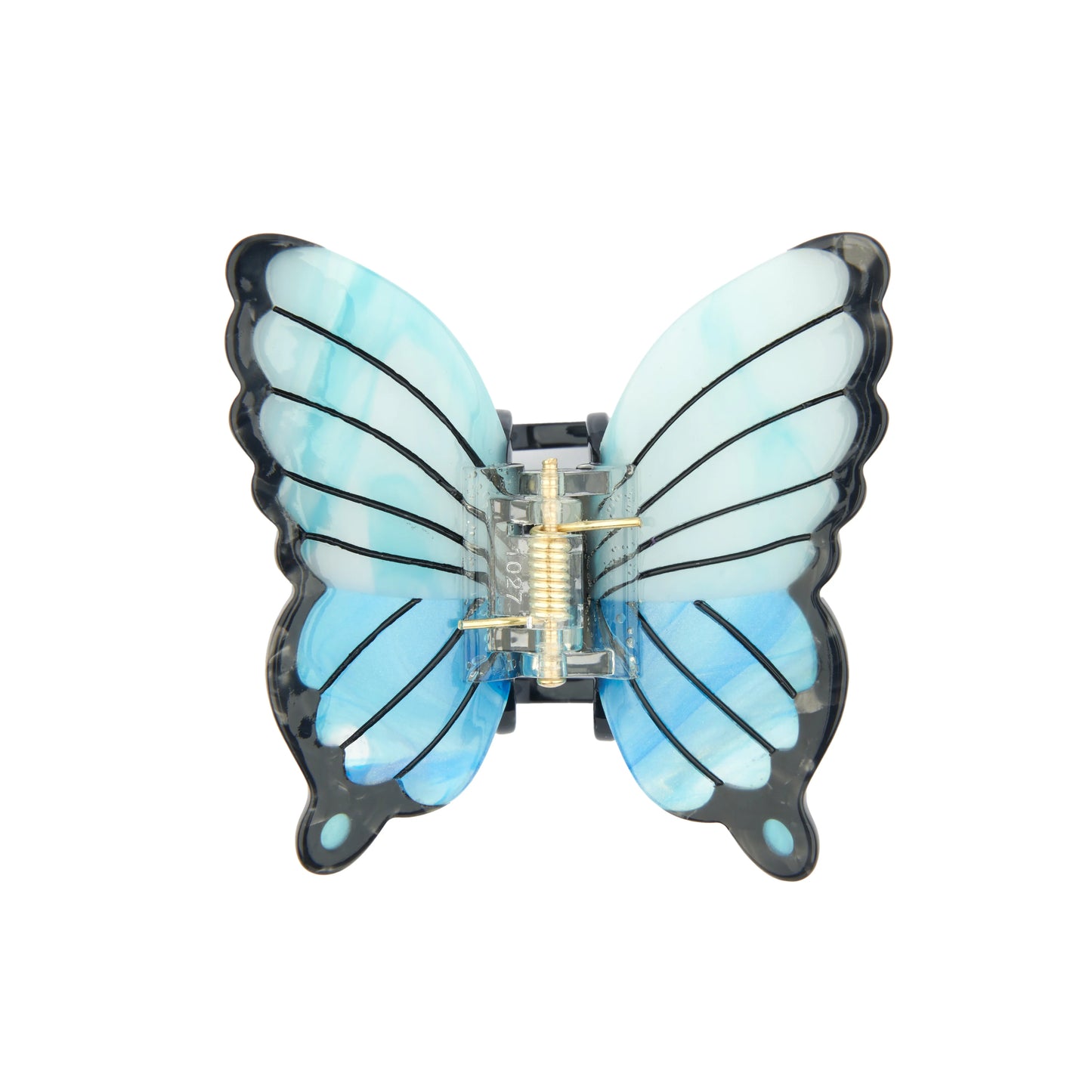 PINCE À CHEVEUX PAPILLON BLEU