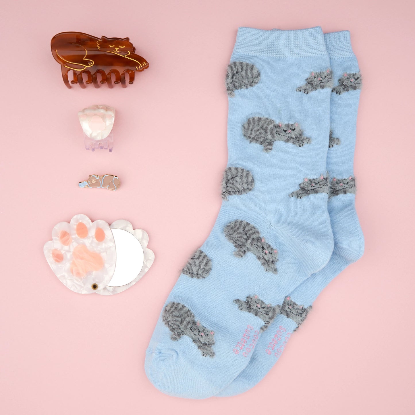 CHAUSSETTES CHAT TIGRÉ