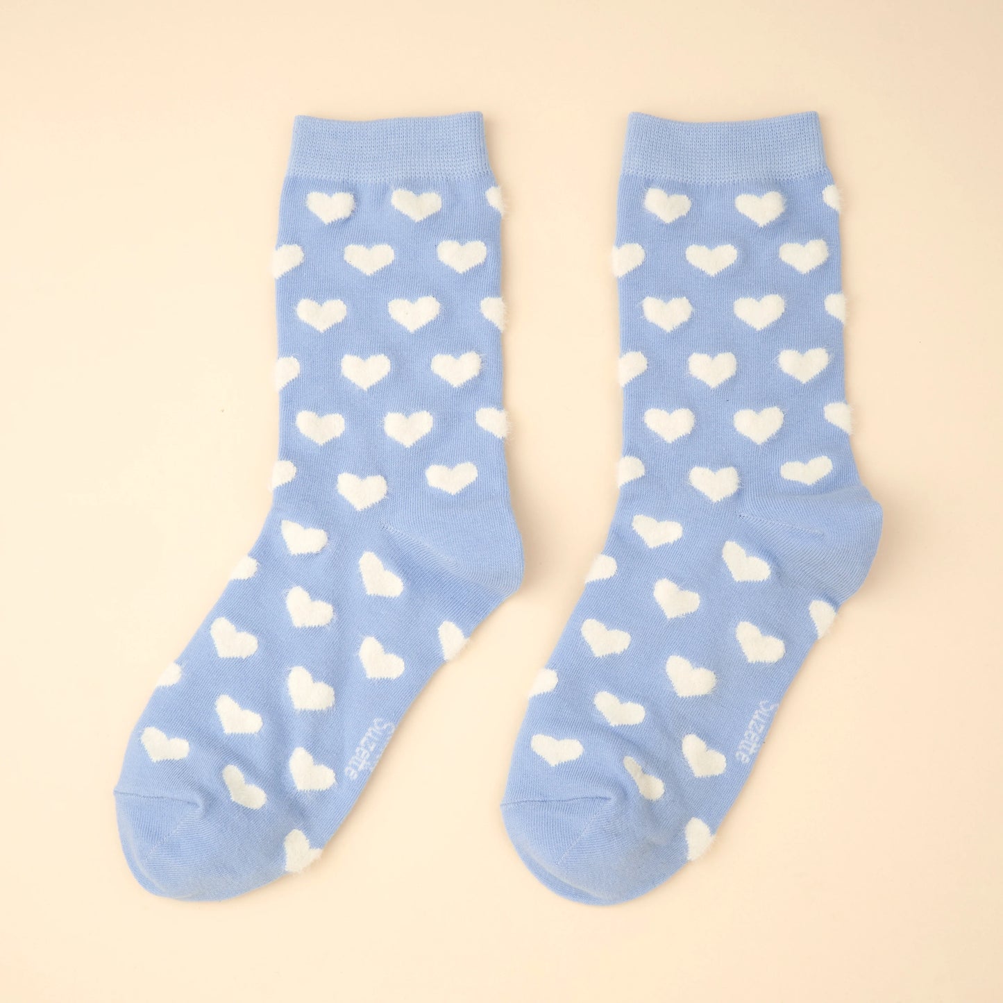CHAUSSETTES COEUR BLANC