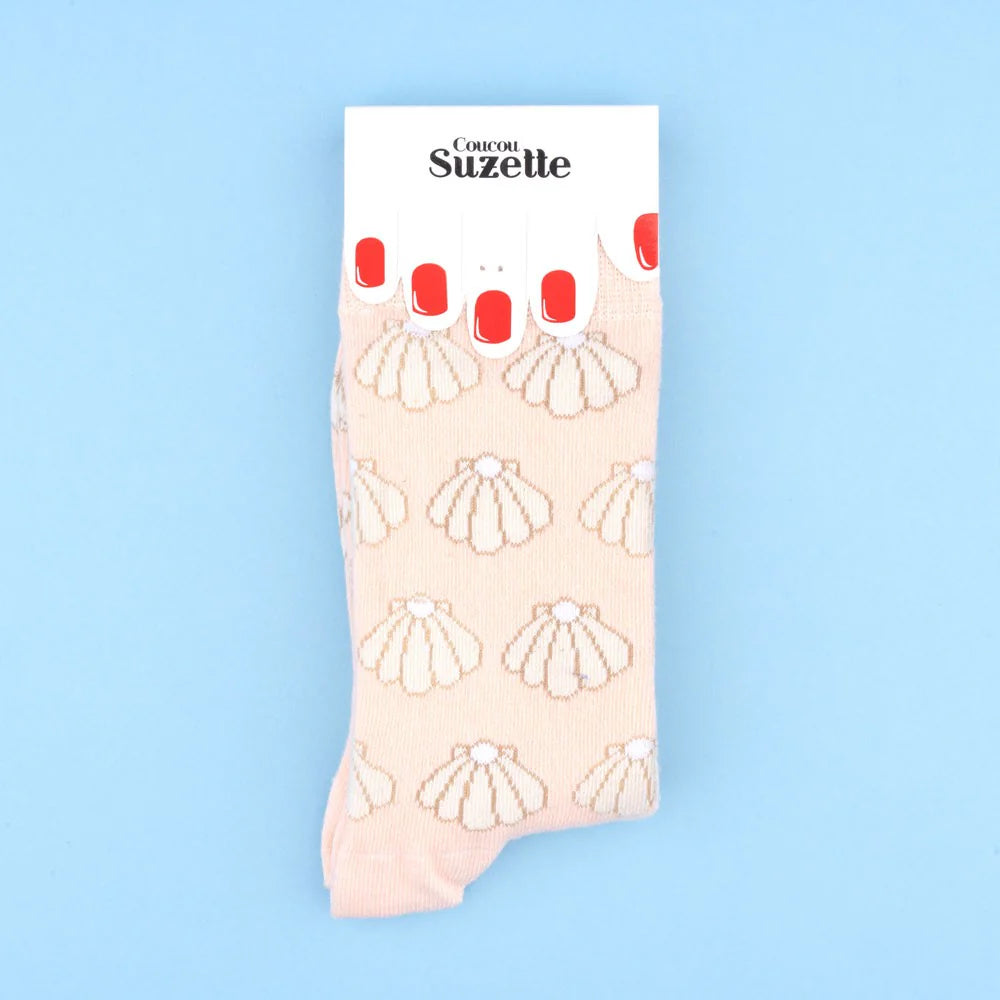 CHAUSSETTES COQUILLE SAINT JACQUES