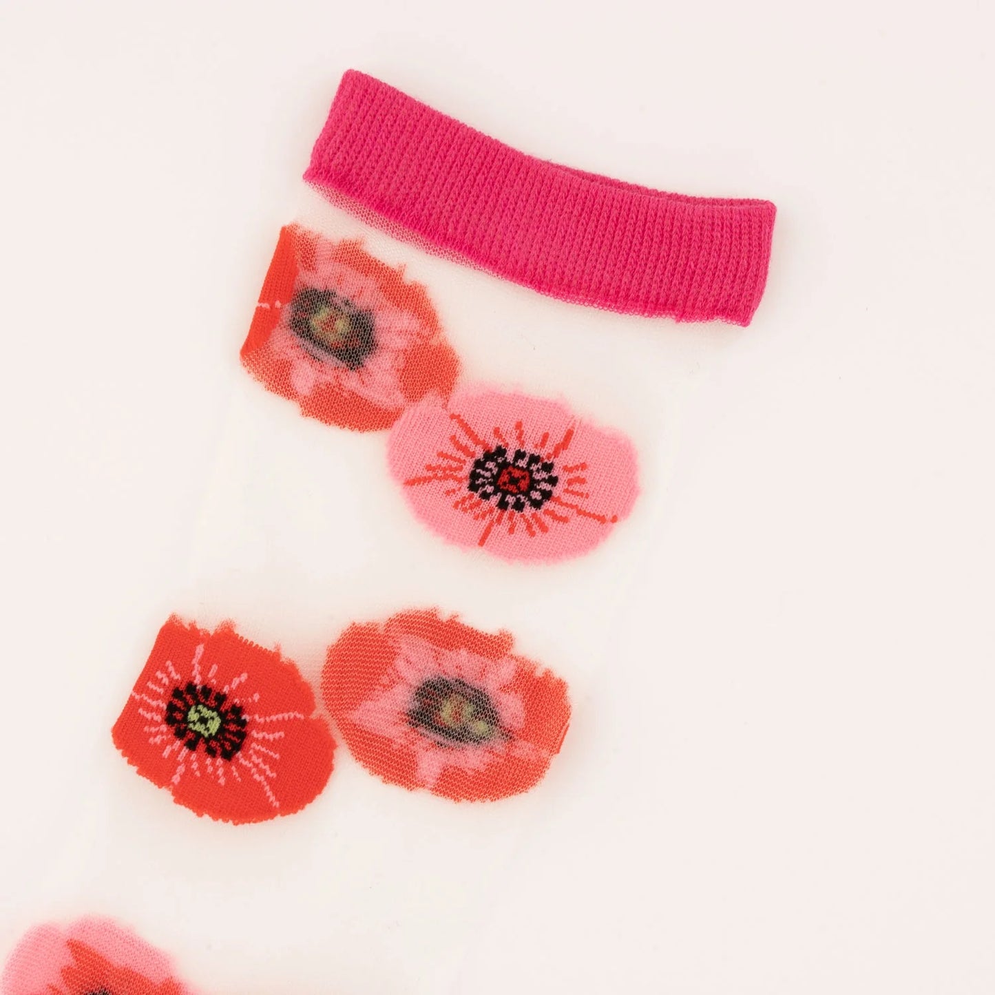CHAUSSETTES TRANSPARENTES COQUELICOT