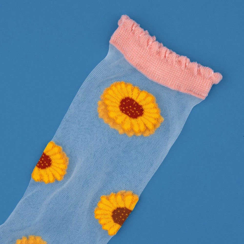 CHAUSSETTES TRANSPARENTES TOURNESOL