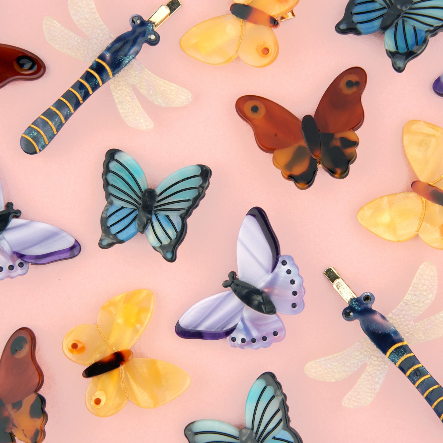 BARRETTE PAPILLON DE NUIT
