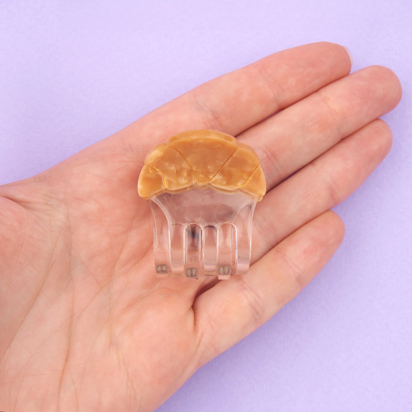 MINI PINCE À CHEVEUX CROISSANT
