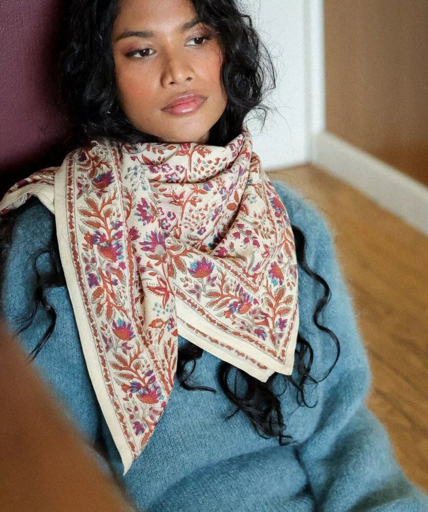 FOULARD GRAND FORMAT Rhapsody Améthyste