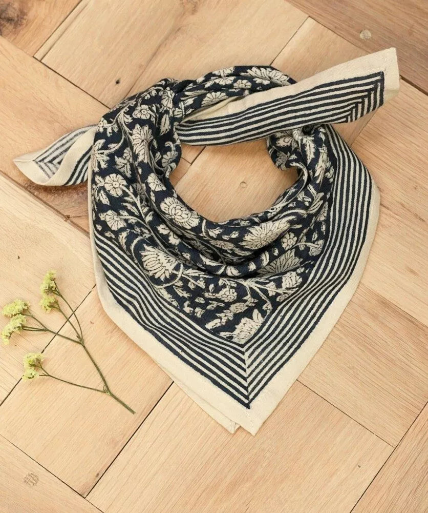 FOULARD PETIT FORMAT Anjali Encre