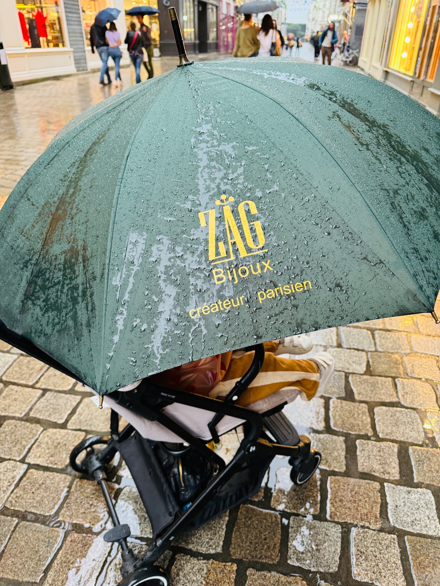 Parapluie vert anglais