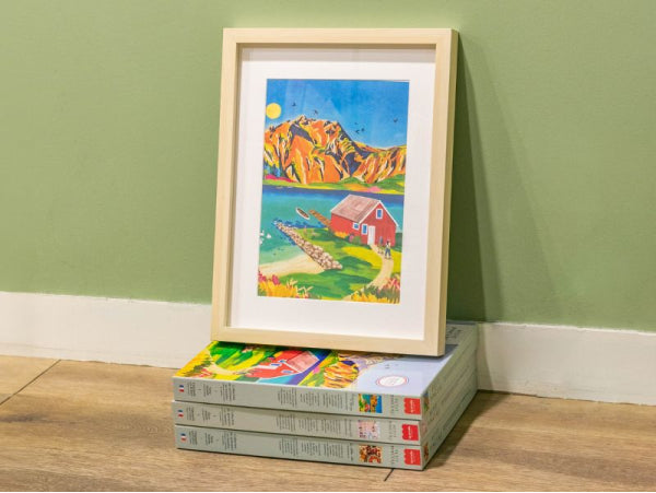 COFFRET PEINTURE AU NUMÉRO - PETIT PINCEAU - RANDONNÉE EN NORVÈGE PAR NOLWENN STUDIO