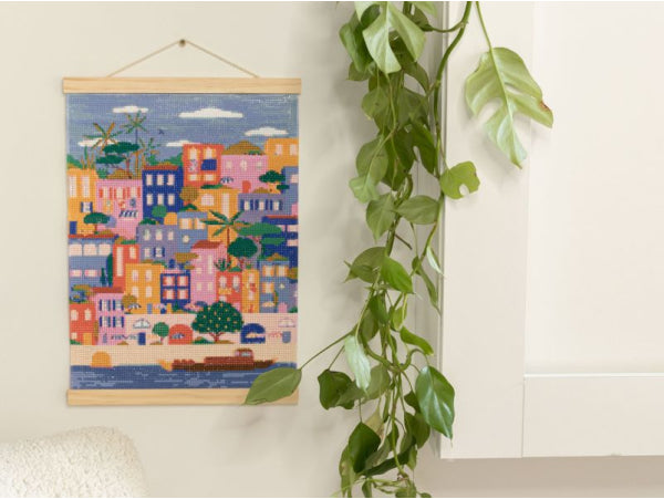 COFFRET PETIT DIAMOND - DIAMOND PAINTING MAISONS COLORÉES PAR CORALIE FAU