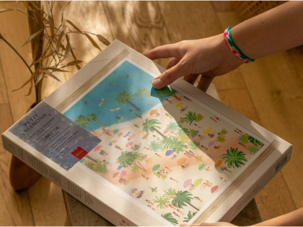COFFRET PETIT DIAMOND - DIAMOND PAINTING SUMMER TIME PAR MELISA BILGICI