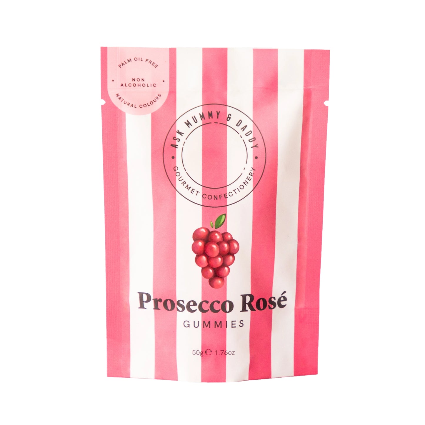 Bonbons gélifiés rose prosecco